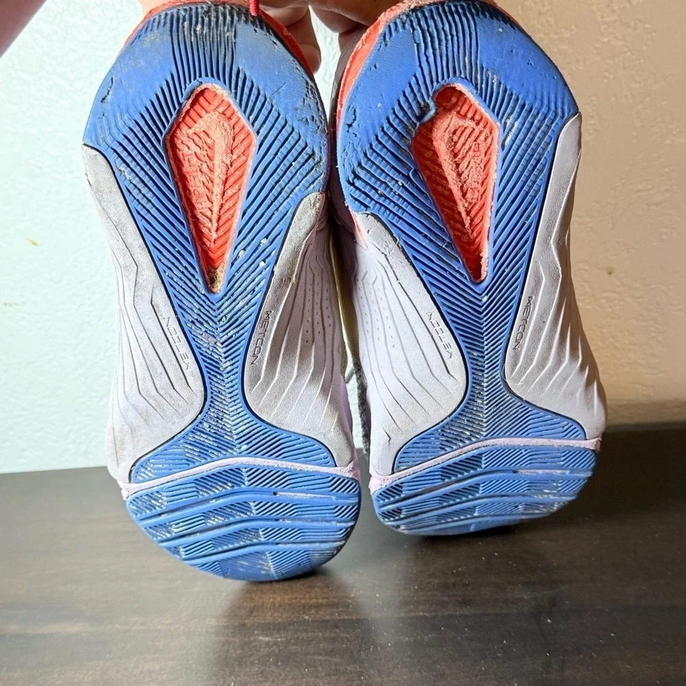 Nike Purple and Blue Sneakers Sporty Mesh Design